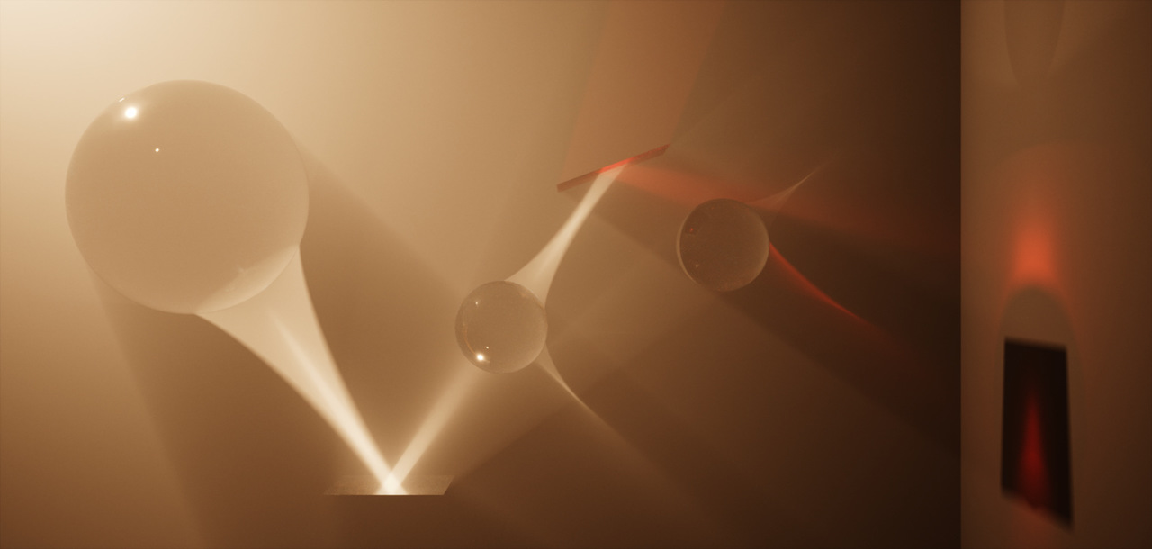 Volumetric caustics