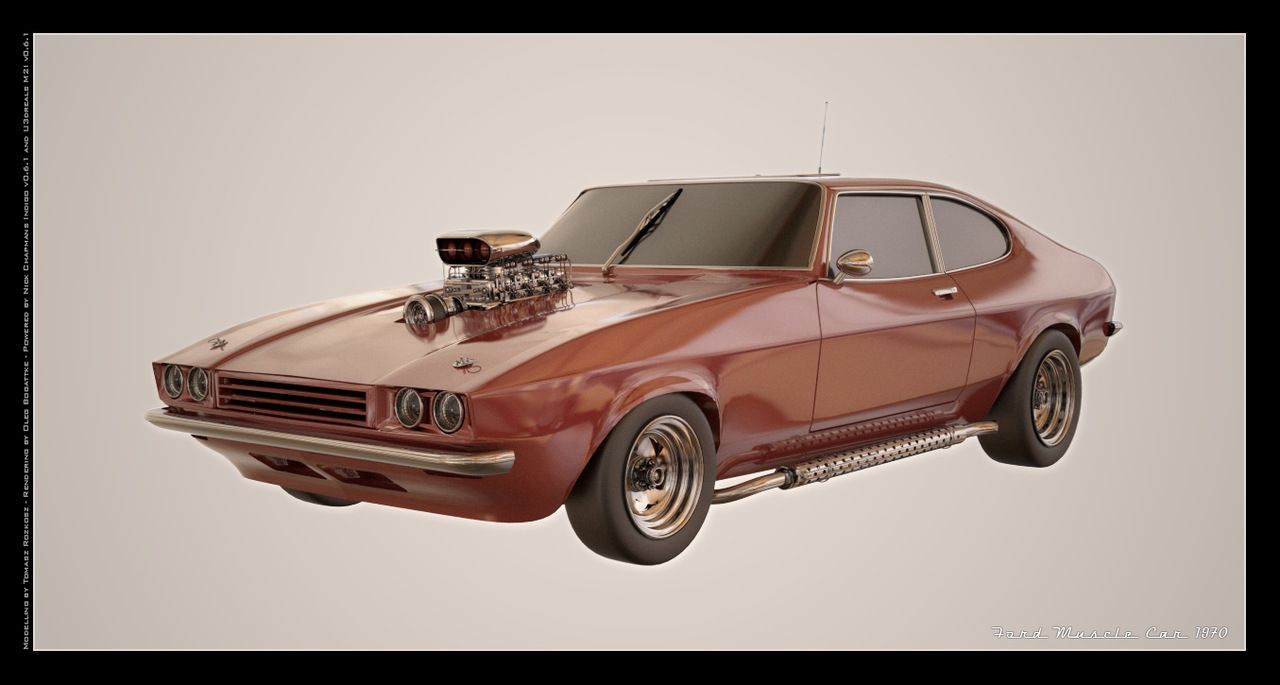 Ford Muscle Car 1970 - by Oleg Bogattke