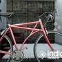 red bike and interior