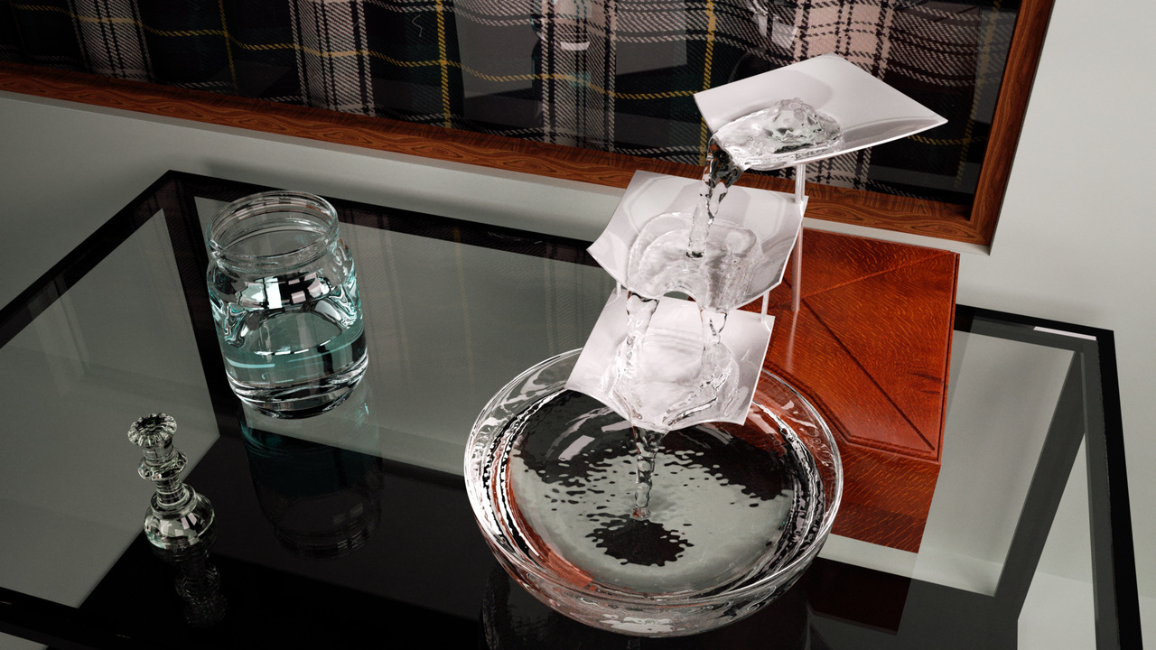 Little water fountain
