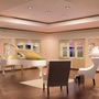 Music room overlooking sunset